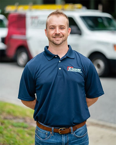 Air conditioning technician from 4 Seasons Air Conditioning and Heating